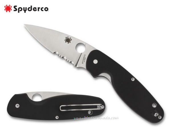 Spyderco Emphasis Folding Knife, G10 Black, C245GPS