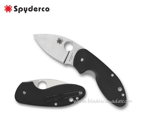 Spyderco Insistent Folding Knife, G10 Black, C246GP
