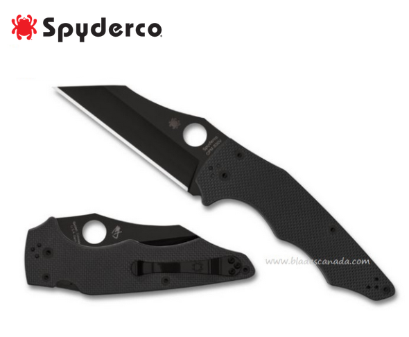Spyderco Yojumbo Compression Lock Folding Knife, CPM S30V, G10, C253GPBBK