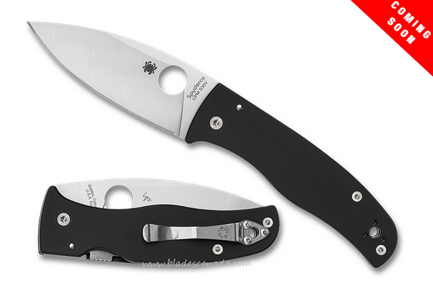 (Coming Soon) Spyderco Bodacious Folding Knife, CPM S30V, G10 Black, C263GP