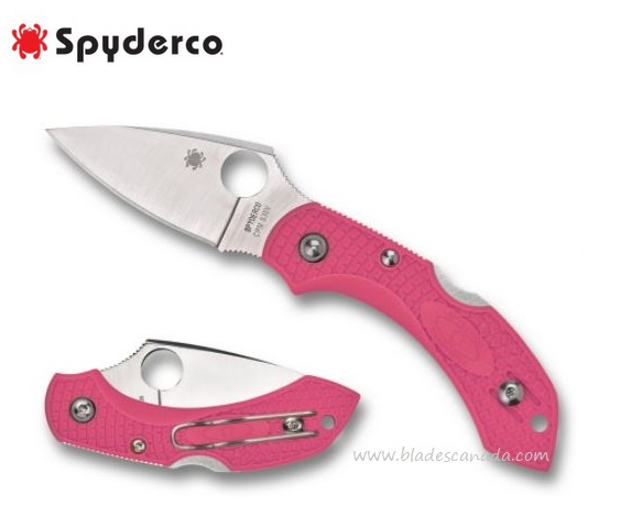 Spyderco Dragonfly 2 Folding Knife, CPM S30V, FRN Pink, C28FPNS30V2