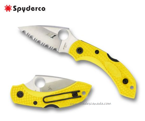 Spyderco Dragonfly 2 Salt Folding Knife, H1 Steel SpyderEdge, FRN, C28SYL2