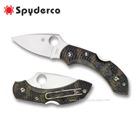 Spyderco Dragonfly 2 Folding Knife, VG10, FRN Zome Green, C28ZFGR2