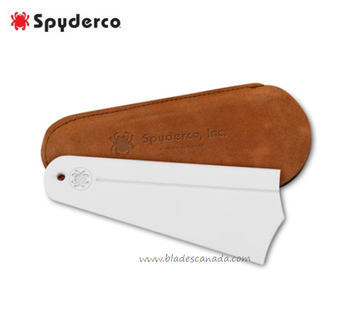 Spyderco Golden Stone Sharpener, Ceramic, Fine Grit, C308F