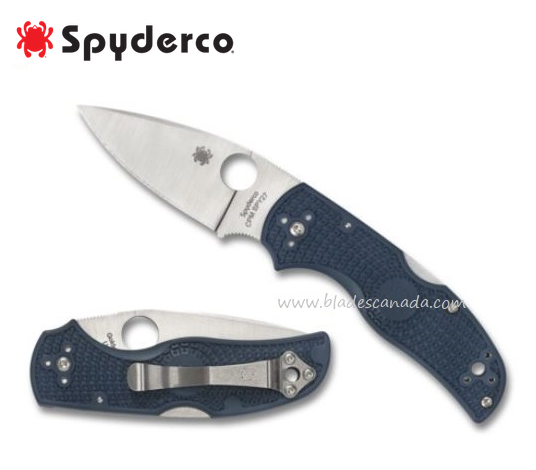 Spyderco Native 5 Folding Knife, CPM SPY27, FRN Blue, C41PCBL5