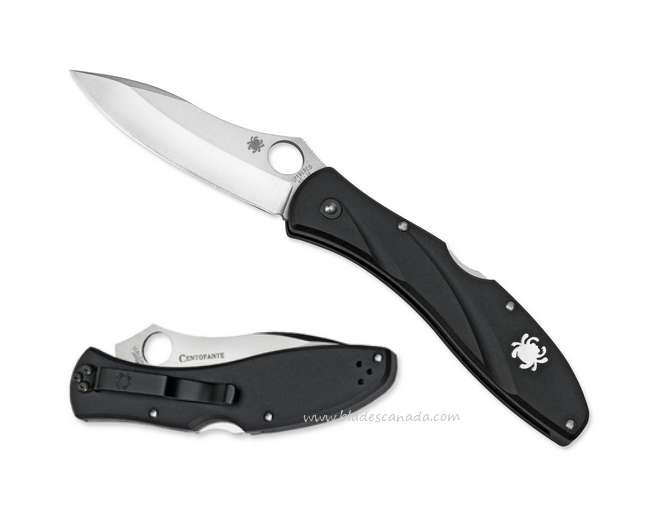 Spyderco Centofante 3 Folding Knife, VG10, FRN Black, C66PBK3