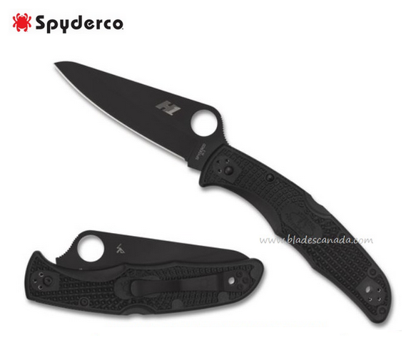 Spyderco Pacific Salt 2 Folding Knife, H1 Steel, FRN Black, C91PBBK2