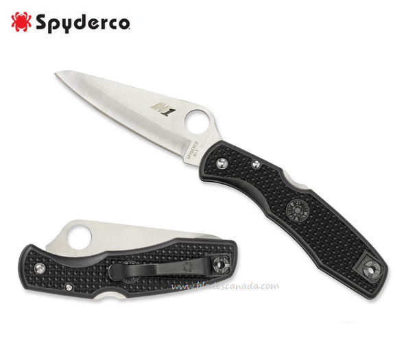 Spyderco Pacific Salt Folding Knife, H1 Steel, FRN Black, C91PBK