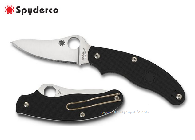 Spyderco UK Penknife, CTS BD1N, FRN Black, C94PBK3 - Click Image to Close
