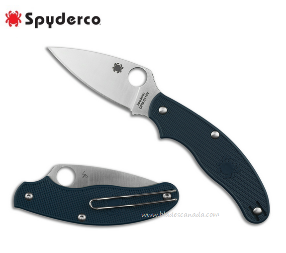 Spyderco UK Penknife, CPM S110V, FRN Dark Blue, C94PDBL
