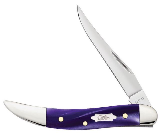 Case Toothpick Slipjoint Folding Knife, Wicked Purple, 17333