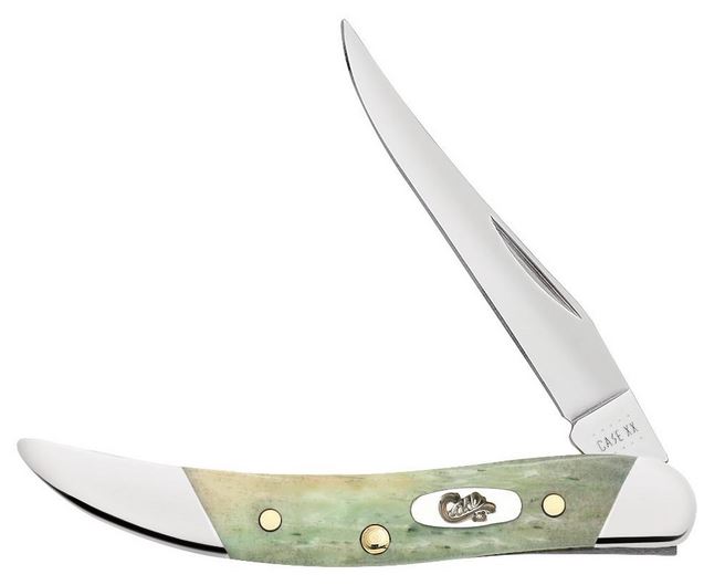 Case Knives Mint Green Texas Toothpick, Stainless, Bone, CA18665