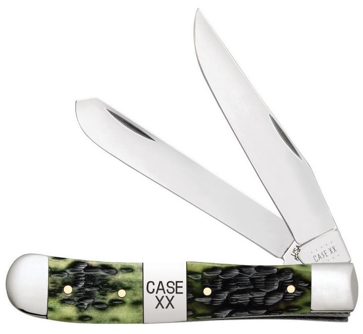 Case Knives Tang Stamp Series Trapper, Stainless, Bone, CA21511
