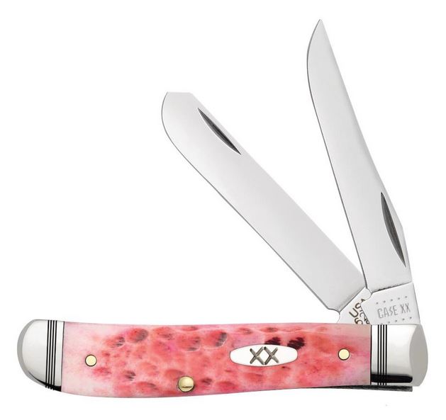 Case Knives Raspberry Bone Standard Jig Mini Trapper, Stainless, CA27721