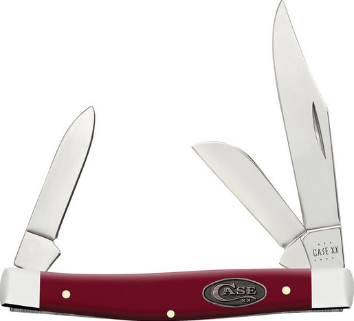 Case Stockman Slipjoint Folding Knife, Stainless Steel, Mulberry Smooth Handle, 30465