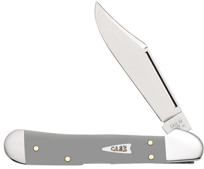 Case Knives Gray Smooth Mini Copperlock, Stainless, CA32595