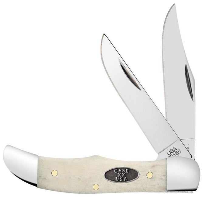 Case Knives Natural Bone CV Smooth Pocket Hunter, Stainless, CA49641
