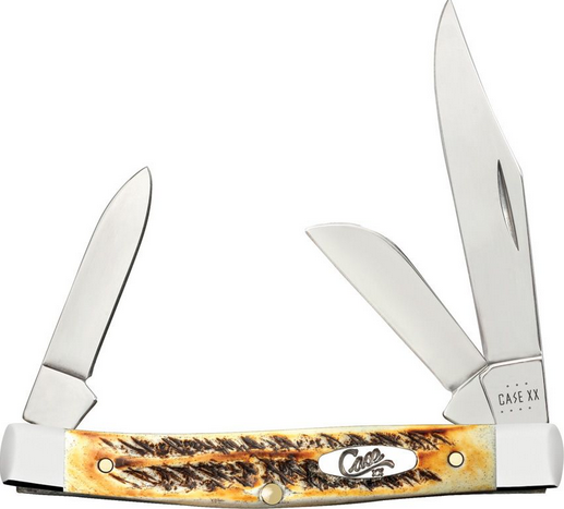 Case Stockman 6.5 Slipjoint Folding Knife, Stainless Steel, BoneStag, 65335