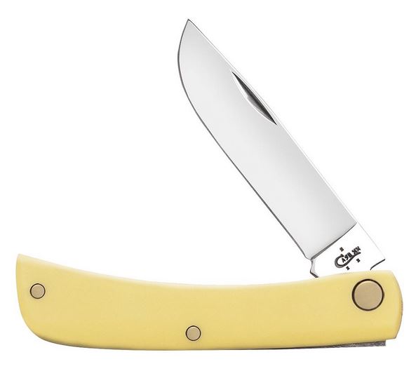 Case Knives Yellow Sod Buster Jr, Stainless, Slipjoint, CA80032