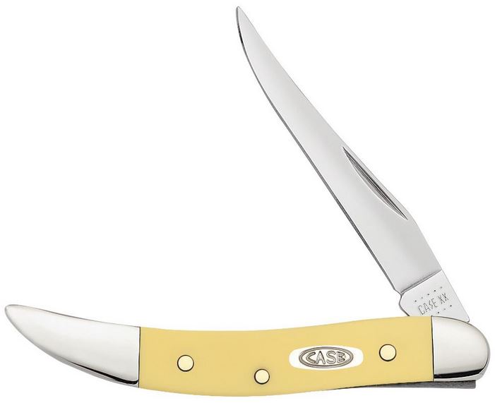Case Knives Yellow Smooth Small Texas Toothpick, Stainless, CA81095