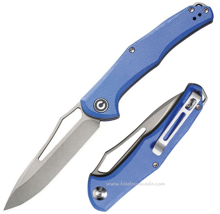 CIVIVI Fracture Slipjoint Folding Knife, G10 Blue, 2009D