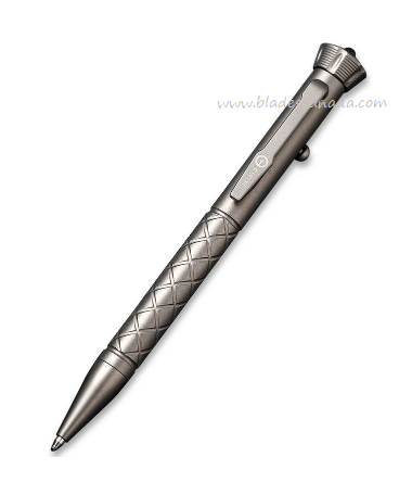 CIVIVI Coronet Pen, Titanium, Spinner and Glass Breaker, P-02A - Click Image to Close