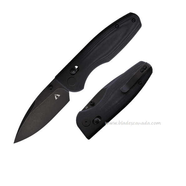 CMB Made Predator Folding Knife, D2 Black SW, G10 Black, CMB08BB