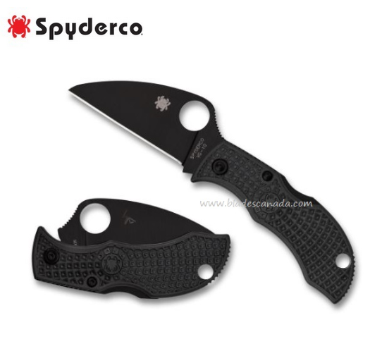 Spyderco Manbug Folding Knife, VG10 Wharncliffe, FRN Black, CMBKWPBK