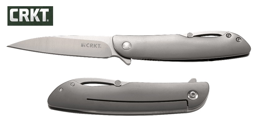 CRKT Swindle Framelock Flipper Folding Knife, CRKTK240XXP