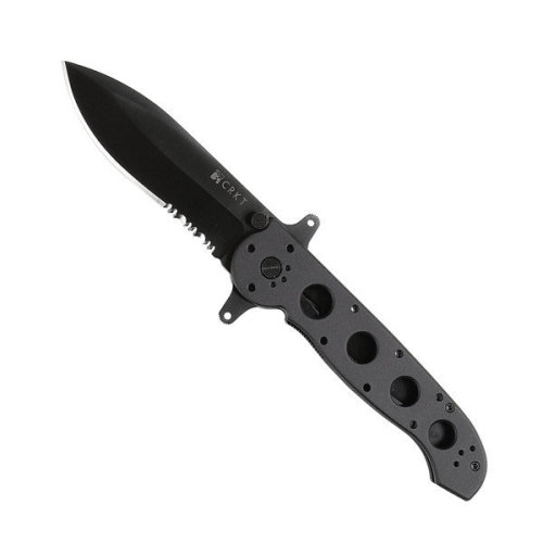 CRKT Carson Flipper Folding Knife, AUS 8, Aluminum Black, CRKTM21-14SF