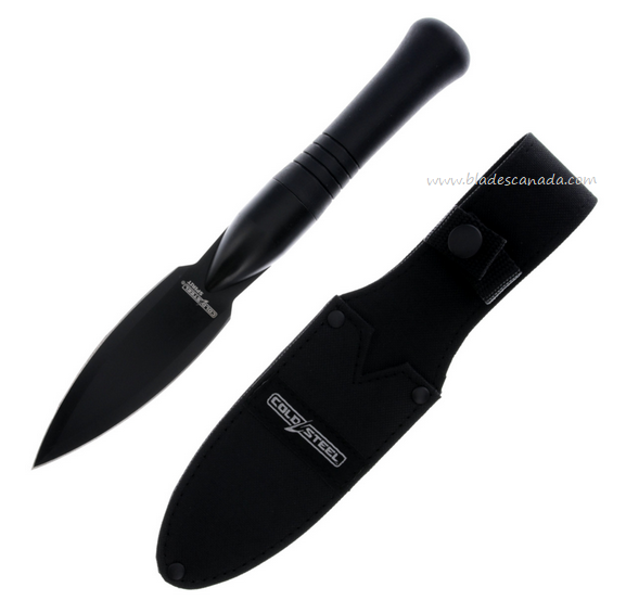 Cold Steel Spirit Spear Head Fixed Blade Knife, Black Blade, Nylon Sheath, TH-FS01NZ