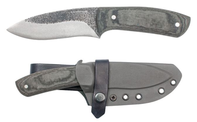 Condor Talon Fixed Blade Knife, 1095 Carbon, Micarta, Kydex Sheath, CTK804-4.5