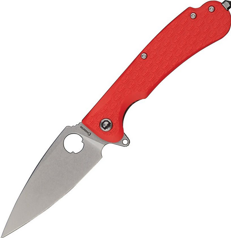 Daggerr Resident Flipper Folding Knife, Stonewash Blade, FRN Orange, DGRRSFORSW