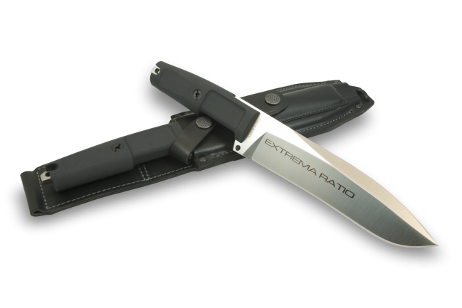 Extrema Ratio DOBERMANN IV Classic Fixed Blade Knife, N690, Leather Sheath