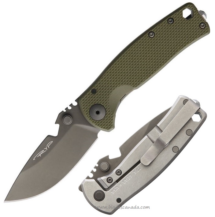 DPX HEST/F Urban Framelock Folding Knife, 154CM, G10/Titanium, HSF060