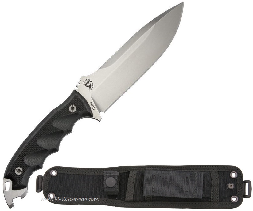 DPX HEST 6 Milspec Fixed Blade Knife, Niolox Steel, MOLLE Sheath, HSX003