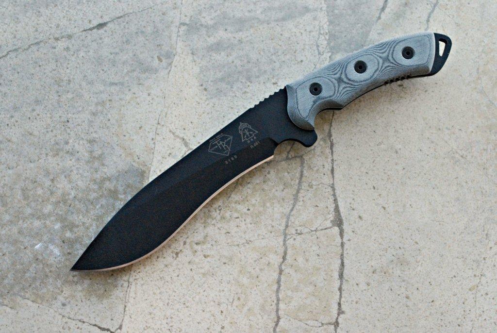 TOPS Dart 2 Fixed Blade Knife, 5160 Steel, Micarta, Nylon Sheath, DART002