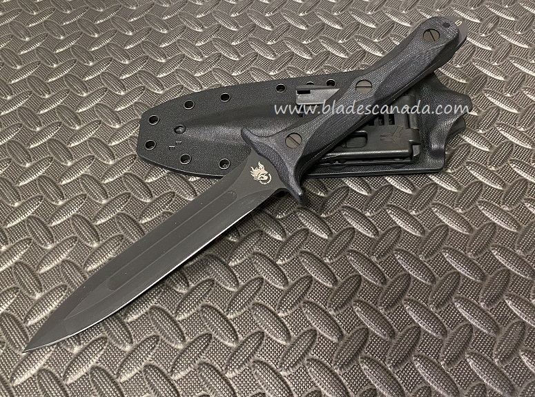 Hinderer EK Dagger O-1 DLC, Black Micarta w/ Kydex Sheath
