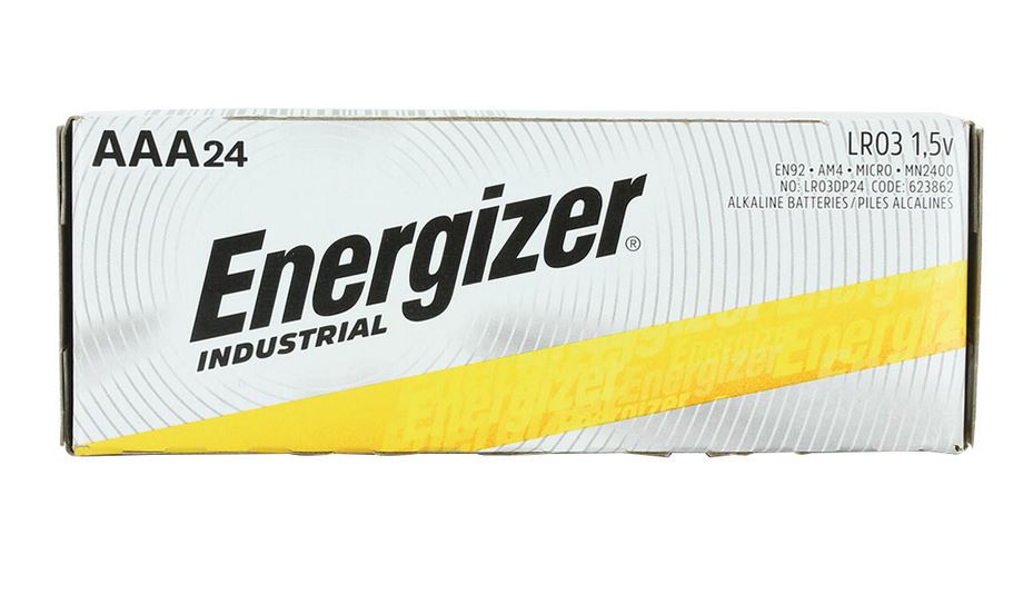 Energizer Industrial AAA Alkaline Batteries - 24 Pack