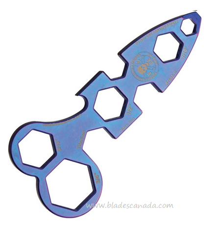 ESEE WRAT Wrench, Titanium Blue, ESRT002TI