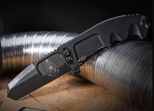 Extrema Ratio RAO Folding Knife, N690 Black, Aluminum Black Ruvido