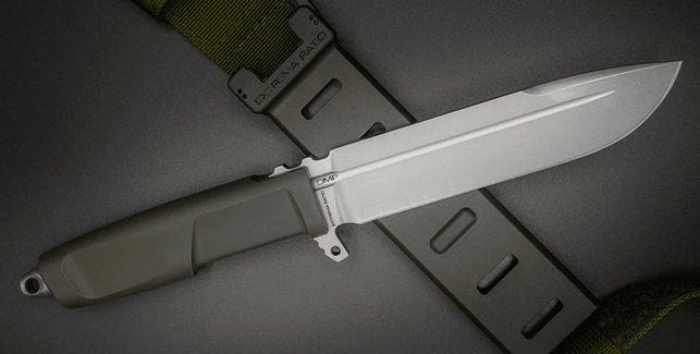 Extrema Ratio DMP Fixed Blade Knife, N690, Ranger Green Handle