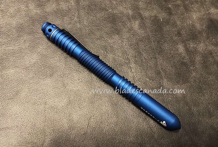 Hinderer Extreme Duty Pen Spiral Aluminum Hardcoat - Blue Matte