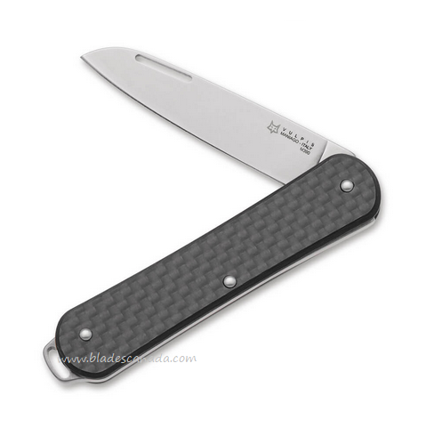 Fox Italy Vulpis Slipjoint Folding Knife, M390, Carbon Fiber, VP130 CF