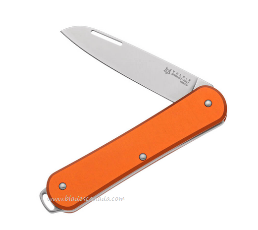 Fox Italy Vulpis Slipjoint Folding Knife, N690, Aluminum Orange, VP130OR