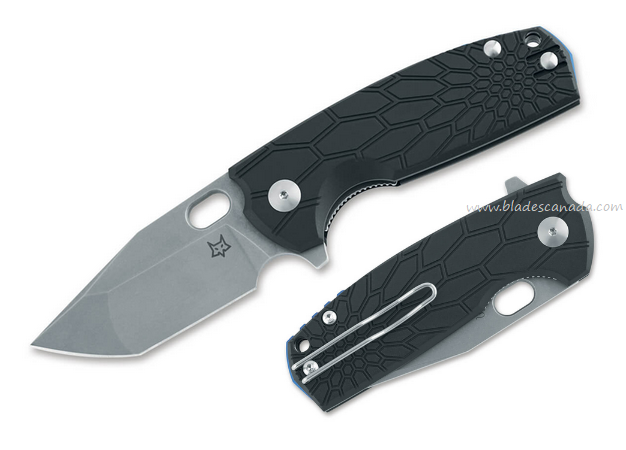 Fox Italy Core Flipper Folding Knife, N690, FRN Black, 01FX988