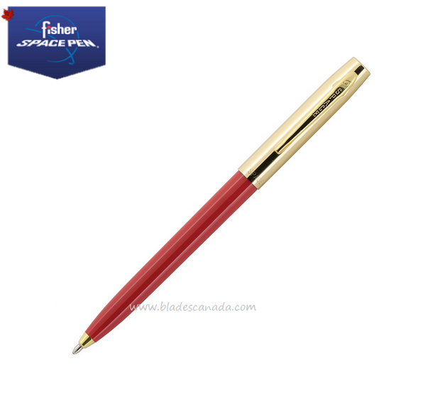 Fisher Space Pen Apollo Pen, Red/Gold, FP7756-R