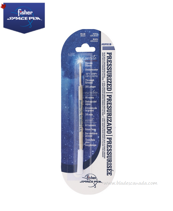 Fisher Space Pen Refill, Bold Ink Blue, FPPR1B