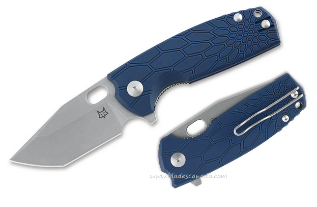 Fox Italy Core Flipper Folding Knife, N690, FRN Blue, FX-612 BL