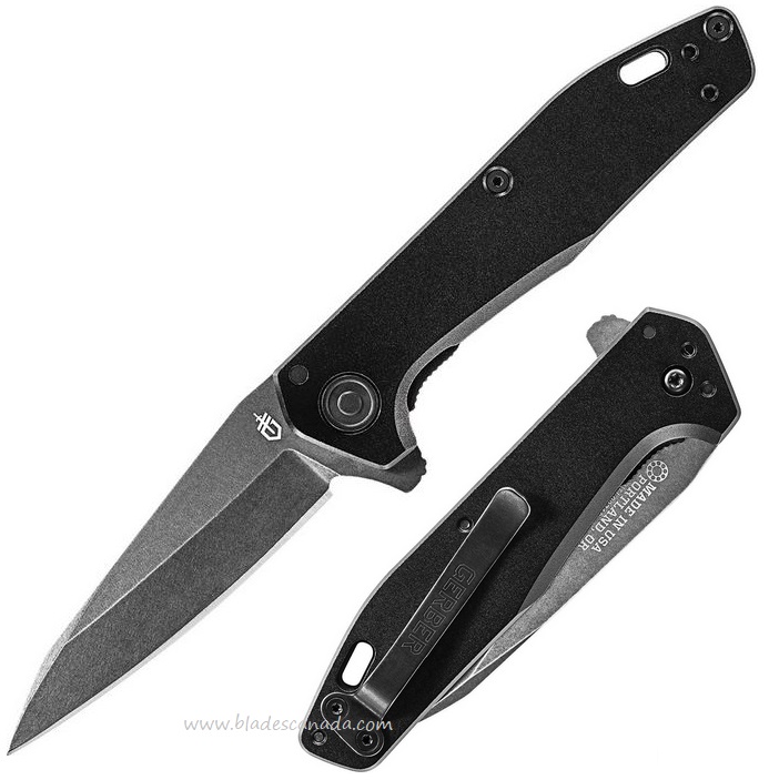 Gerber Fastball Flipper Folding Knife, CPM S30V, Aluminum Black, G1612